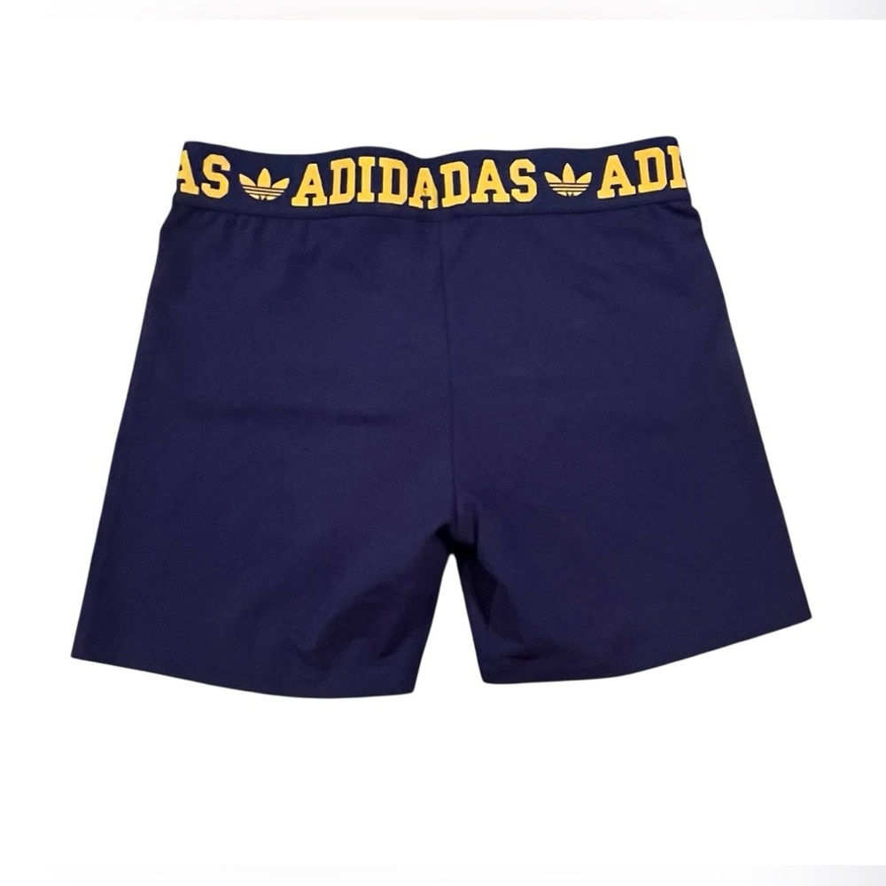 NWT Adidas Women's Logo Waistband Booty Shorts - Picture 8 of 12